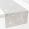 Silver Sequin Fabric Table Runner
