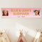 Sleepover Party Personalised Photo Banner - 2 Photos - 1.2m