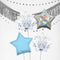 Inflated Winter Wonderland Snowflake Balloon Bundle in a Box