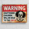 Children Will Be Sold To The Circus Sign Halloween Poster Decoration - A3