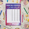 Song Contest Vienna 2026 Score Sheet Poster - A3