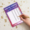 Song Contest Vienna 2026 Score Sheet A6 - Pack of 8