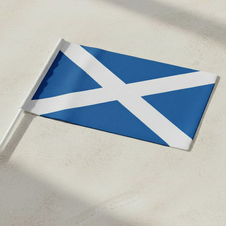 St Andrews Small Cloth Flag On A Pole - 9