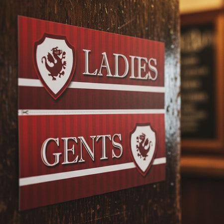 St. George's Day Toilet Signs - Ladies & Gents