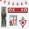 St George's Day Paper Decoration Pack