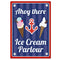Ahoy There Ice-cream Parlour Food Station Poster - A3