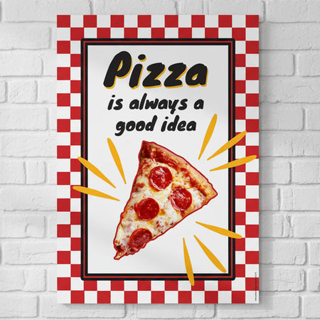 Pizza Food Station Poster - A3