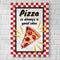 Pizza Food Station Poster - A3
