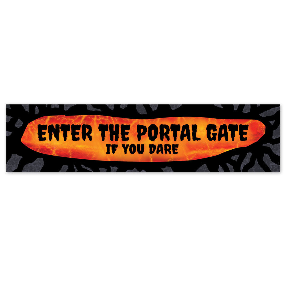 The Other Side Enter the Portal Gate Banner - 1.2m