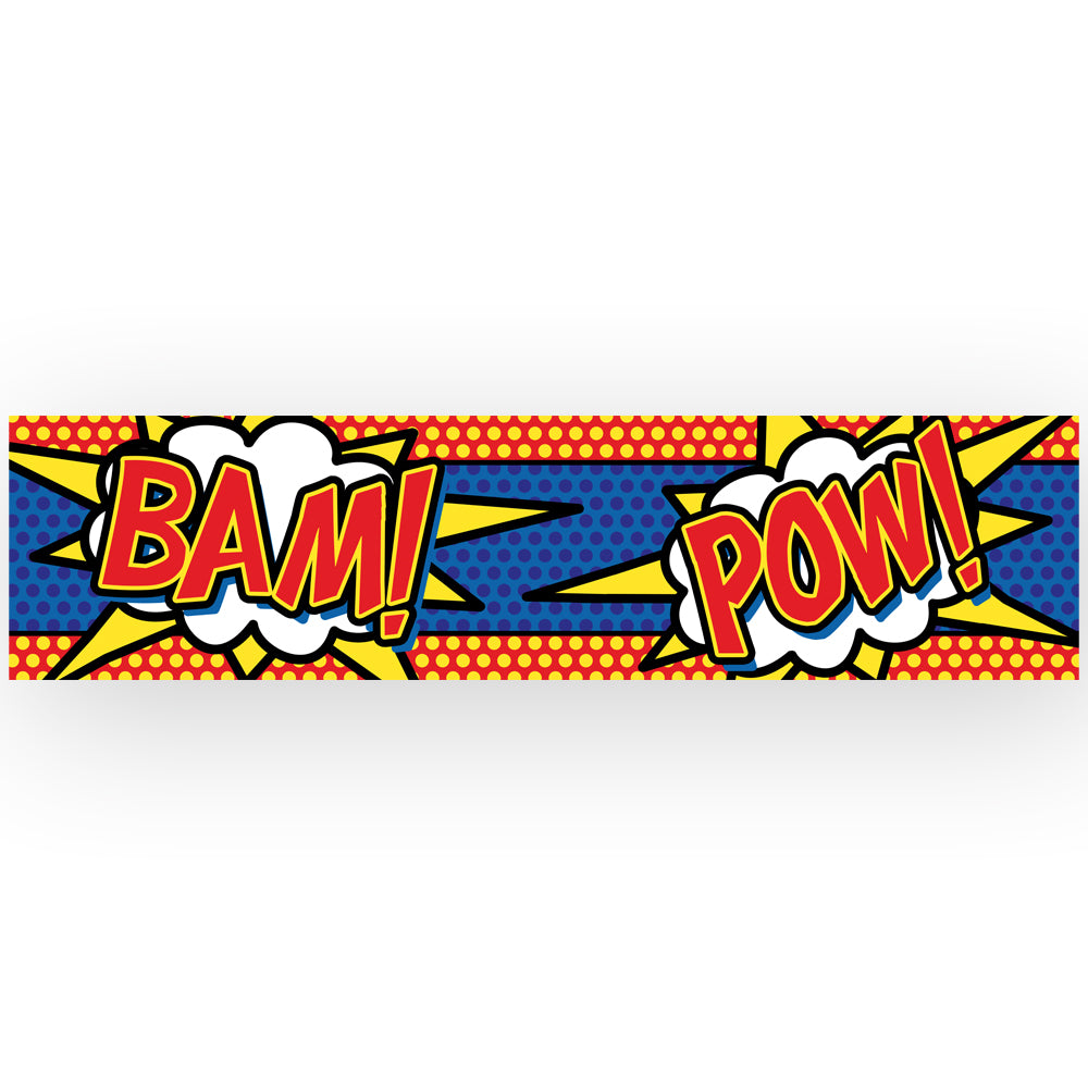 Superhero Banner Decoration - 1.2m