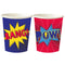 Superhero Paper Cups - Pack of 8