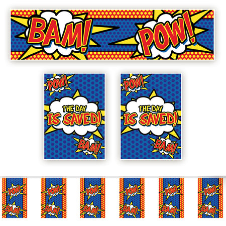 Superhero Decoration Party Pack