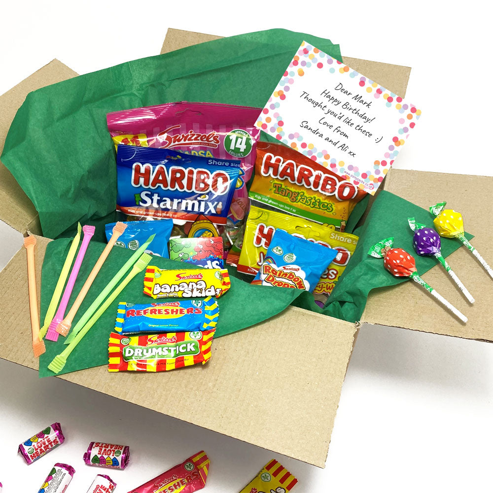 Send a Personalised Sweet Hamper Gift Box
