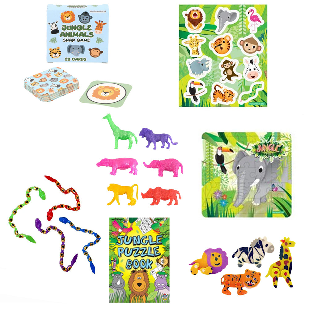 Jungle Party Toys Assorted - Pack of 100