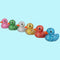 Mini Glitter Rubber Ducks - 6 Assorted Colours - 5cm - Each