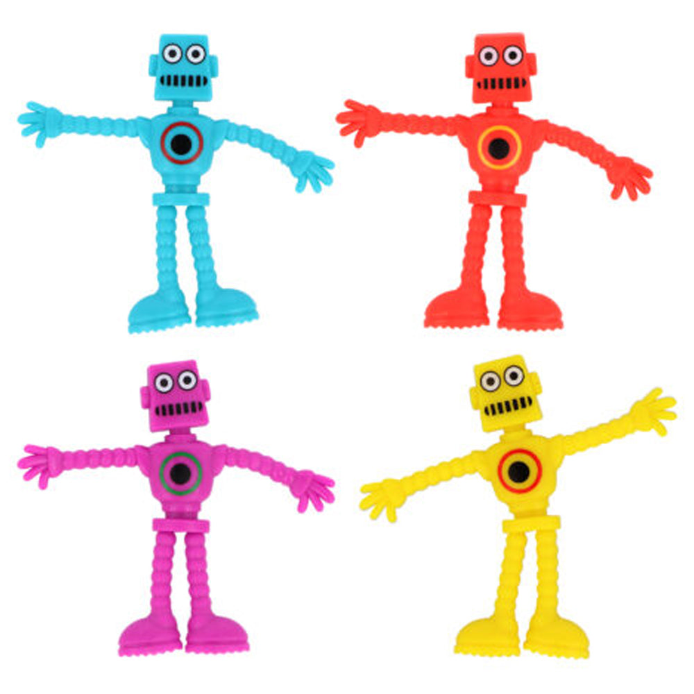 Bendy Robot Toy - 4 Designs - 10cm - Each
