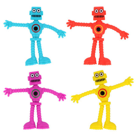 Bendy Robot Toy - 4 Designs - 10cm - Each