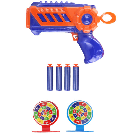 Toy Gun With Foam Bullets and Targets