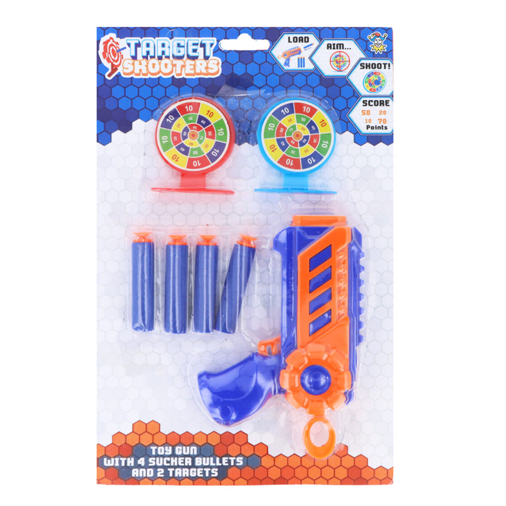 Toy Gun With Foam Bullets and Targets