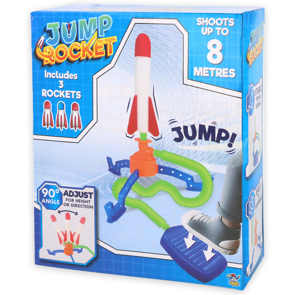 Jump Rocket Launcher with 3 Foam Rockets - Space Party Toy - Party Packs