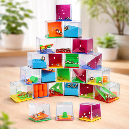Puzzle Ball Cubes - Assorted Designs - 4cm - Each
