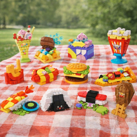 Fast Food Brick Kits - 12 Assorted Designs - Each