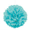 Teal Pom Pom Value Tissue Decoration - 40cm