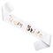 White and Rose Gold Team Bride Sash