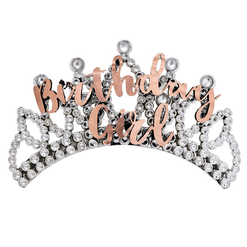 Birthday Girl Rose Gold Birthday Tiara