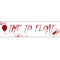 Time To Float Horror Movie Paper Banner Decoration - 120cm x 30cm