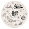 Black and White Harry Potter Paper Plates - 23cm - Pack of 6