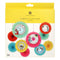 Alice Bright Clock Paper Fans - Pack of 10