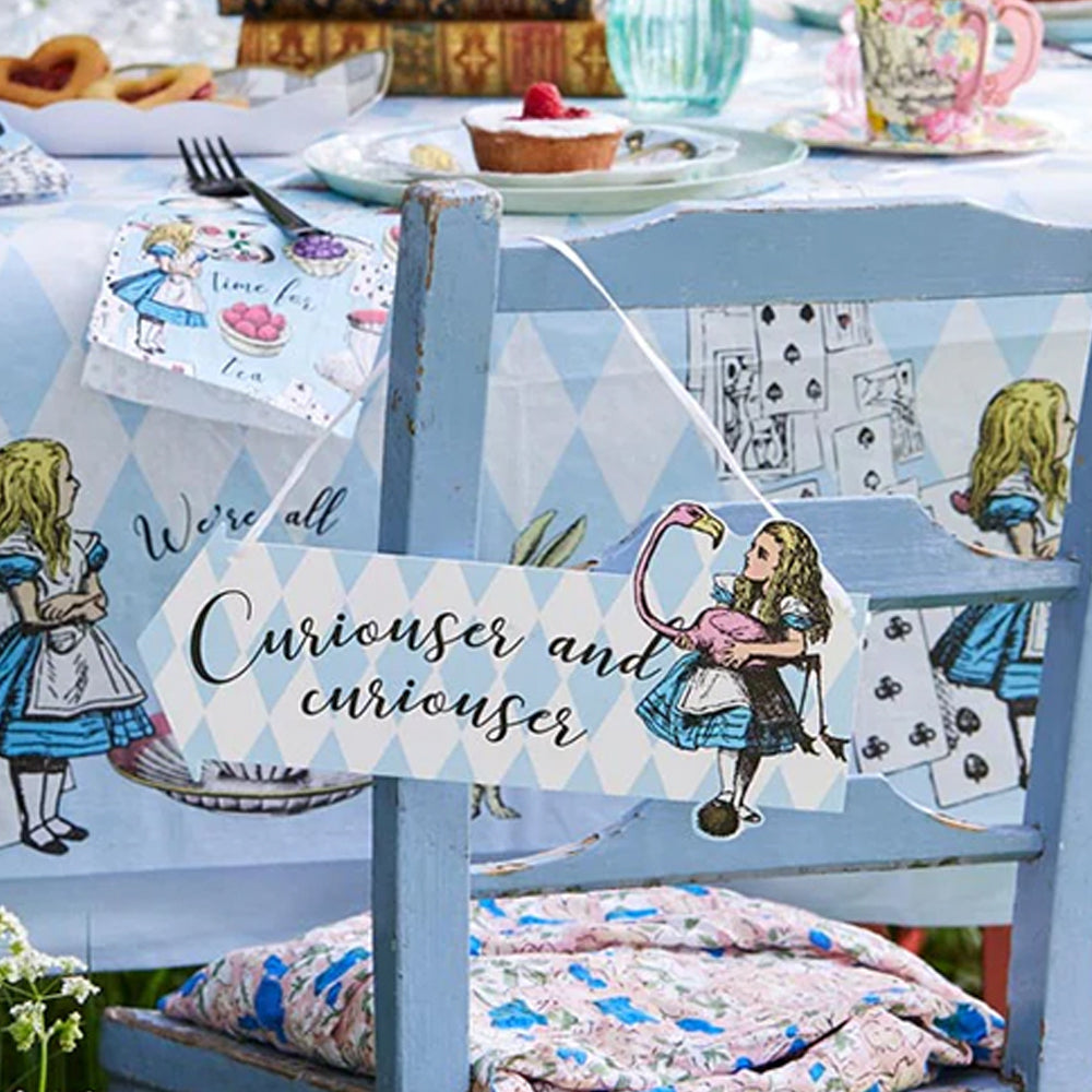 Alice In Wonderland Signs - Pack of 12