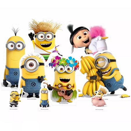 Despicable Me Minions Tabletop Mini Cutouts - Pack of 9