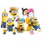 Despicable Me Minions Tabletop Mini Cutouts - Pack of 9