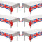 Union Jack Flag Paper Tablecloths - Pack of 12