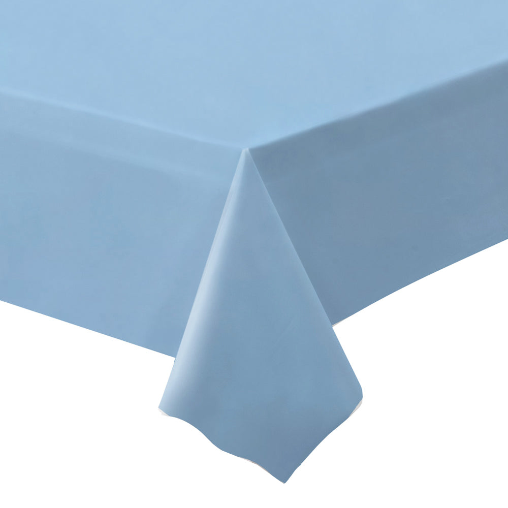 Light Blue Paper Tablecloth - 1.37m x 2.74m