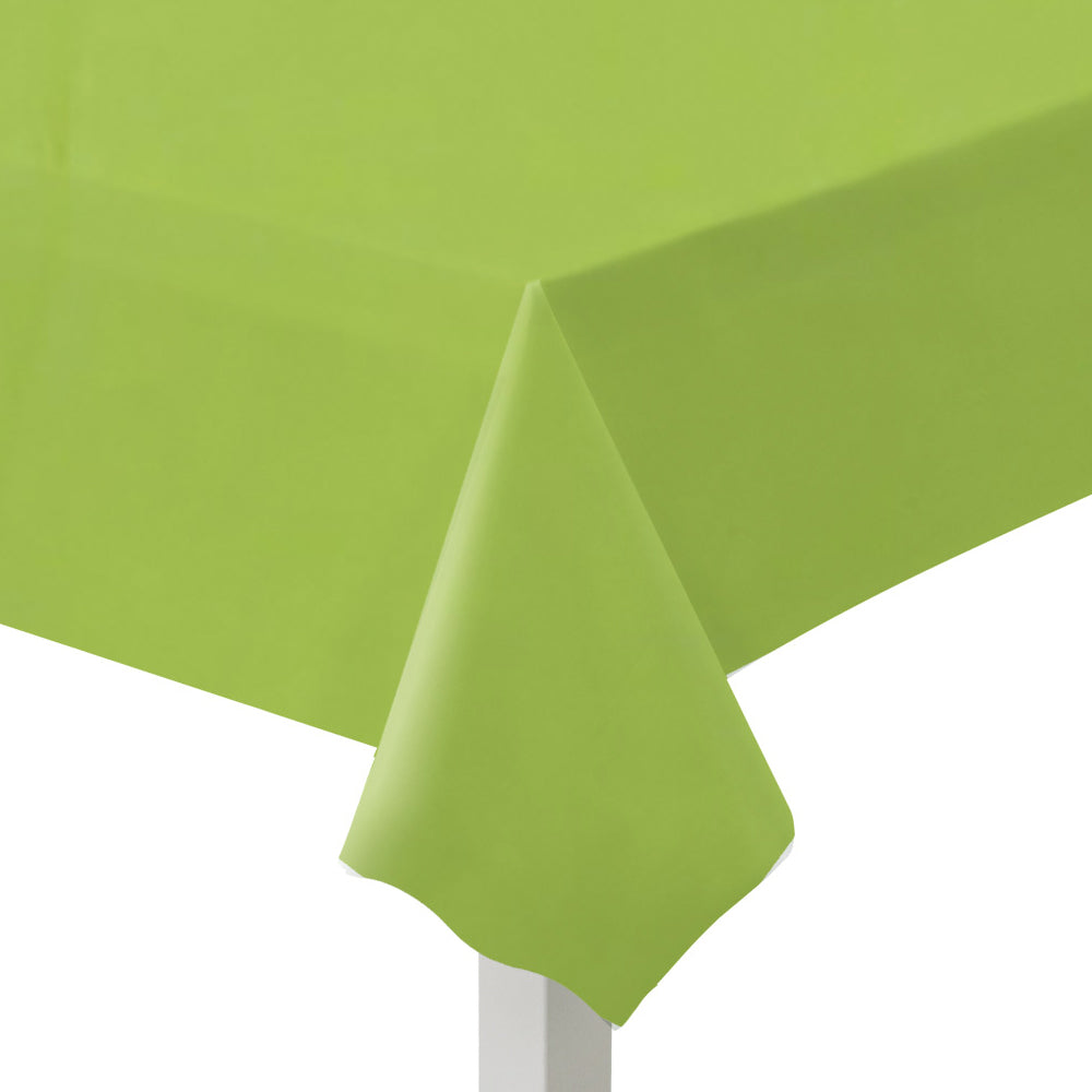 Lime Green Paper Tablecloth - 1.37m x 2.74m