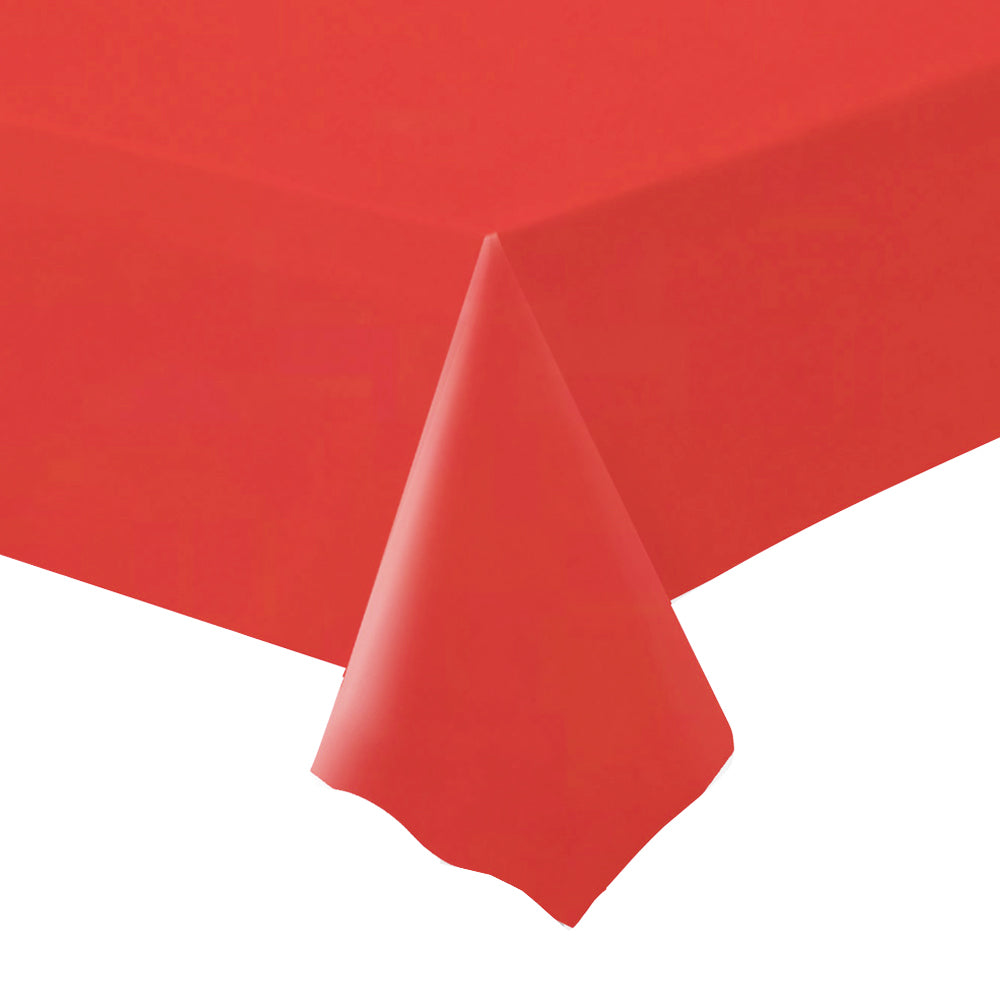 Red Paper Tablecloth - 1.37m x 2.74m