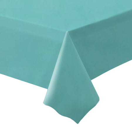 Turquoise Teal Paper Tablecloth - 1.37m x 2.74m