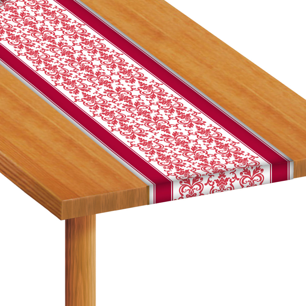 Ruby Elegance Paper Table Runner - 120 x 30cm