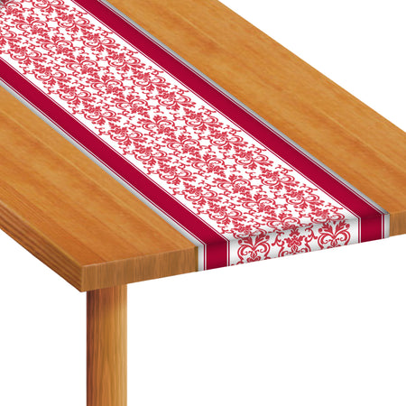 Ruby Elegance Paper Table Runner - 120 x 30cm