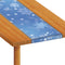 Frosty Snowflakes Paper Table Runner - 120cm x 30cm