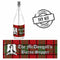 Personalised Champagne Bubbles - Tartan - Pack of 16