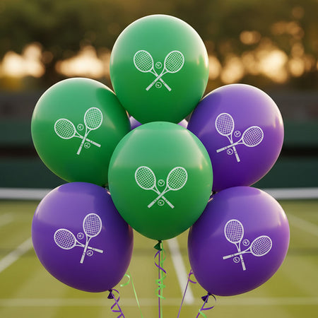 Tennis Latex Balloons - Pack of 10