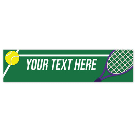 Tennis Personalised Banner - 1.2m