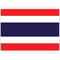 Thailand Paper Flag Poster Decoration - A3