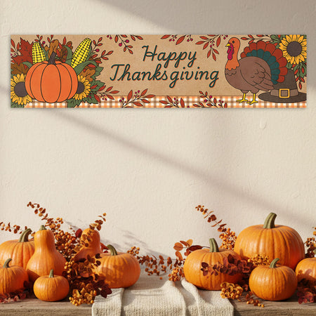 Thanksgiving Banner Decoration - 1.2m