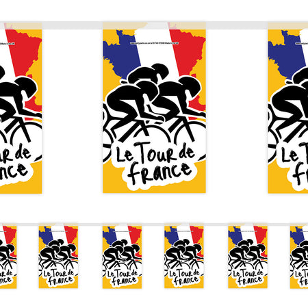 Tour de France Flag Interior Bunting - 2.4m