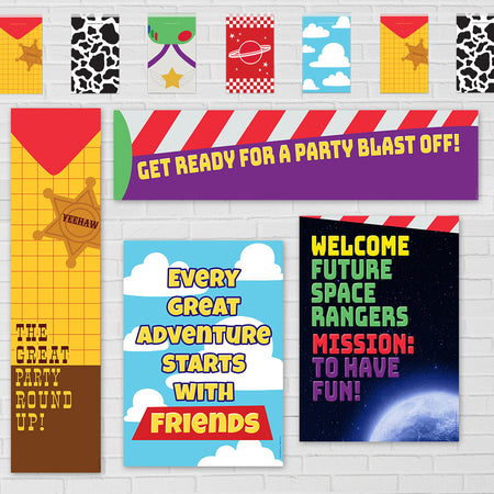 Toys Paper Decoration Pack